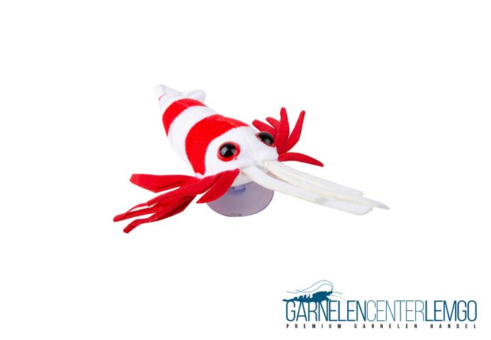 Green Pleco Plüsch Garnele - Super Crystal Red