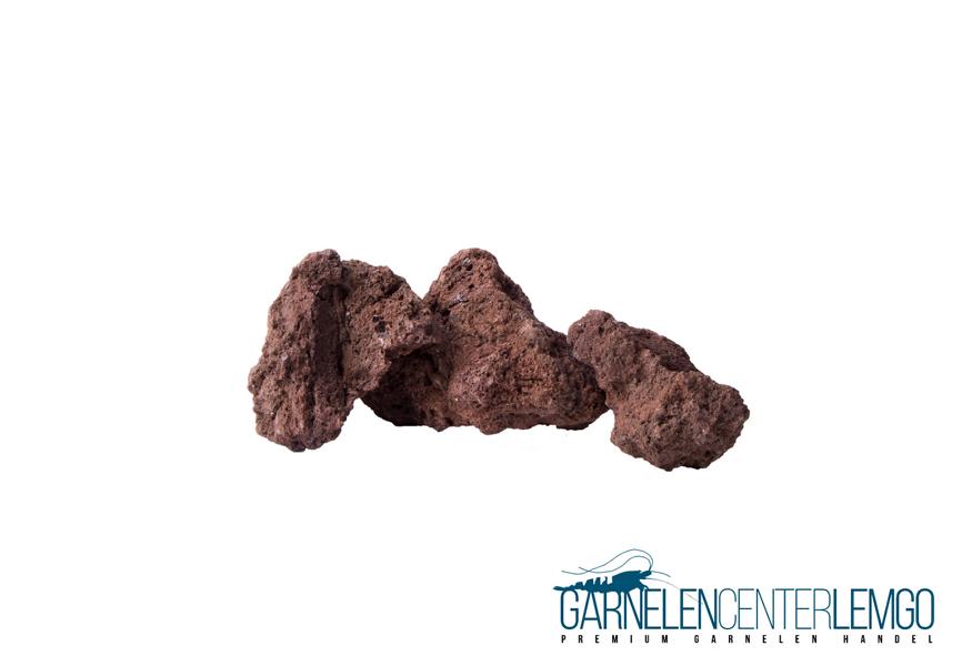 Rot-braune Lavasteine - S 1kg (3-8cm)