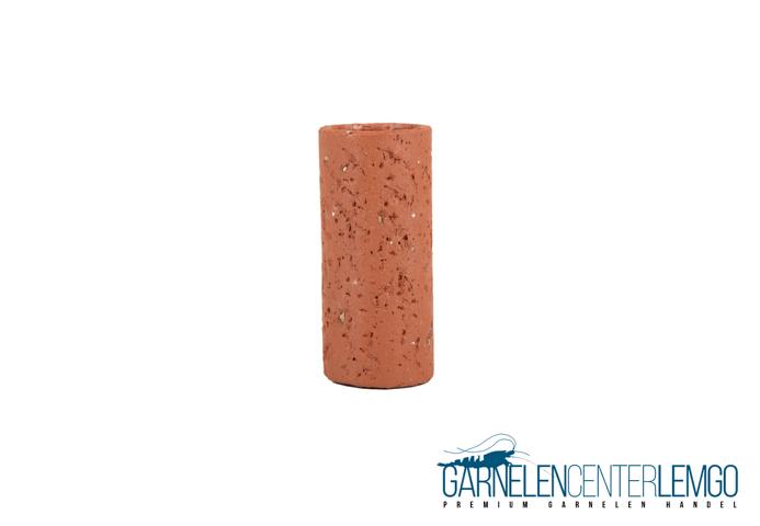 Garnelenrröhre mit Muster - Terracotta