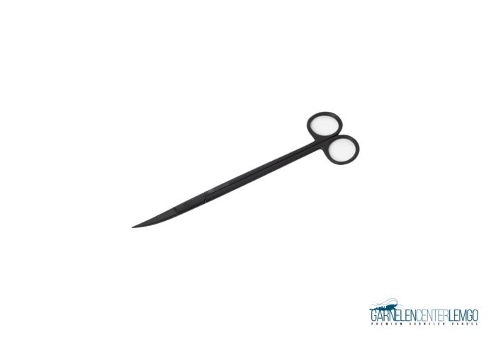 Pflanzenschere, gebogen, Black Edition - Aquascaping Tool - 20cm