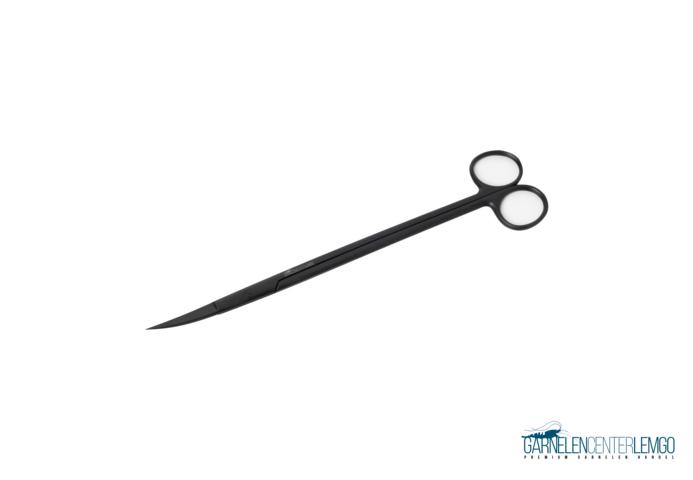 Pflanzenschere, gebogen, Black Edition - Aquascaping Tool - 25cm