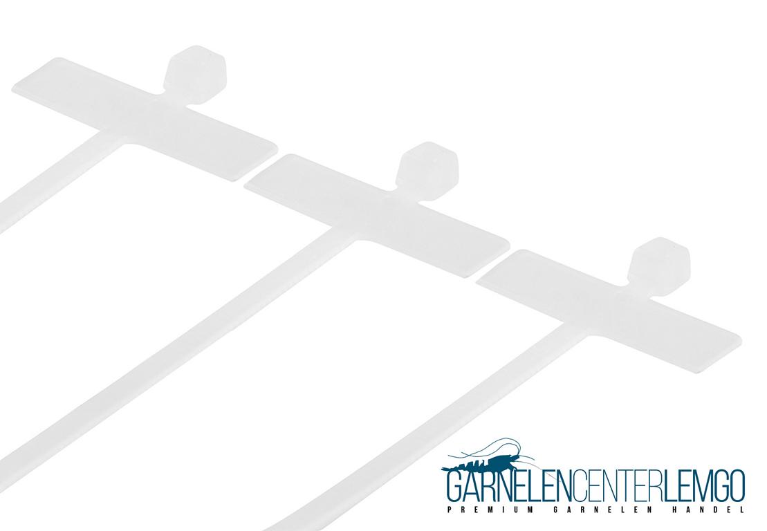 Kabelbinder mit Schriftfeld - 100er Pack