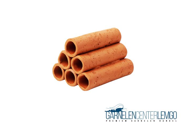 Ton Pyramide, terracotta mit Muster