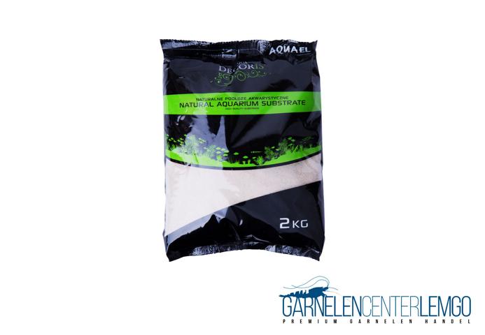 Aquael Aquarien-Quarzsand 0,1-0,3mm - weiß, 2 kg